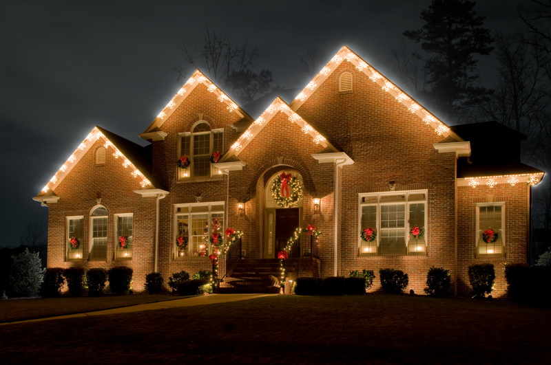 large white outdoor christmas lights