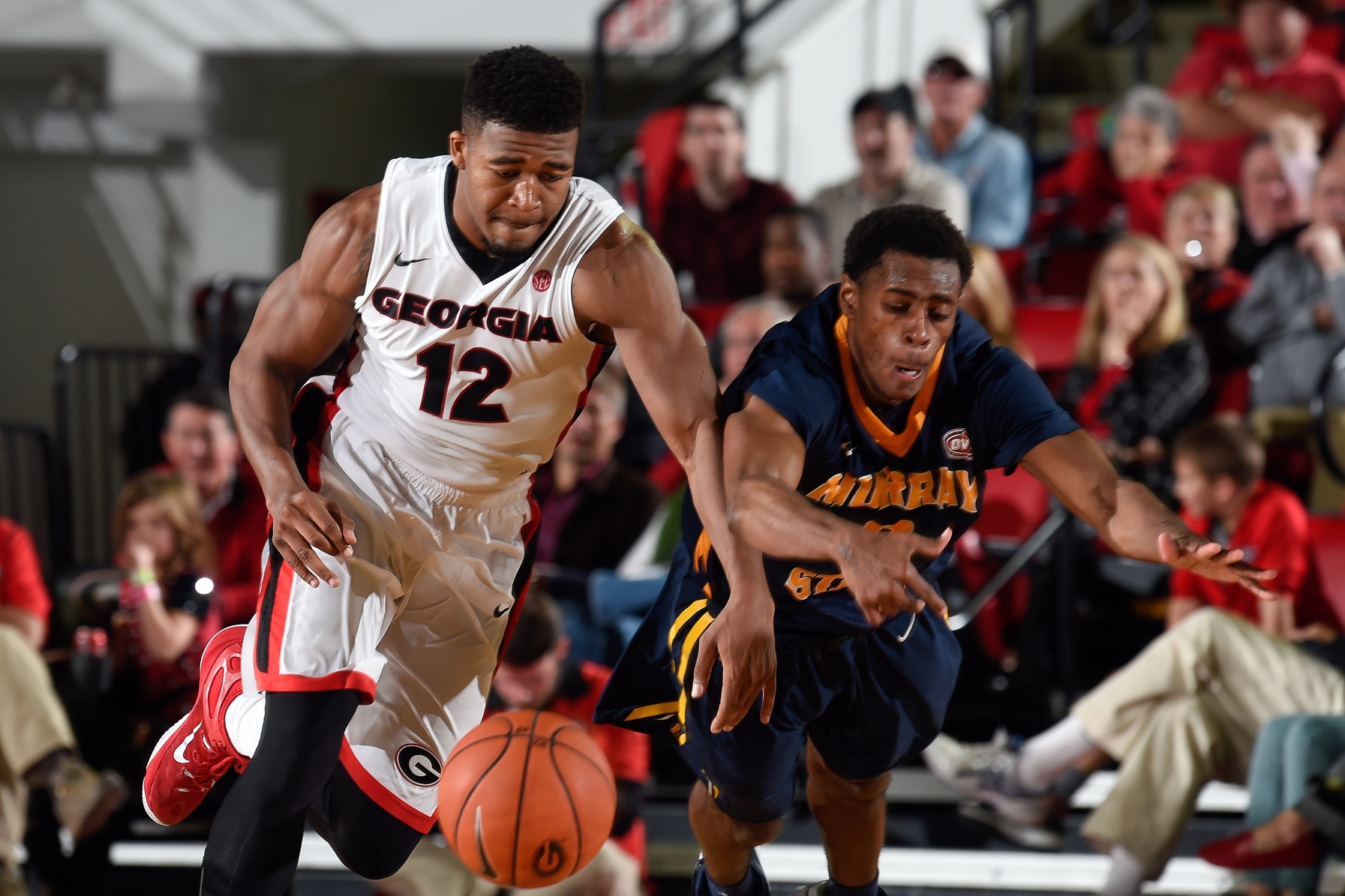 Gaines' Career-best 35 Lead Georgia Over Murray State 63-52 