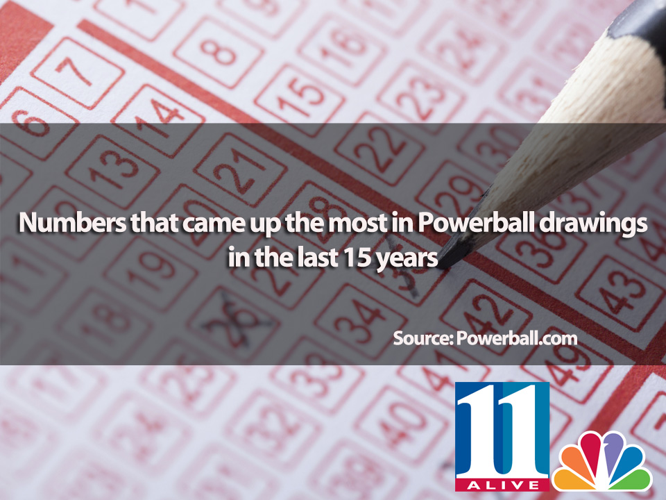 PHOTOS Most commonly drawn numbers in Powerball