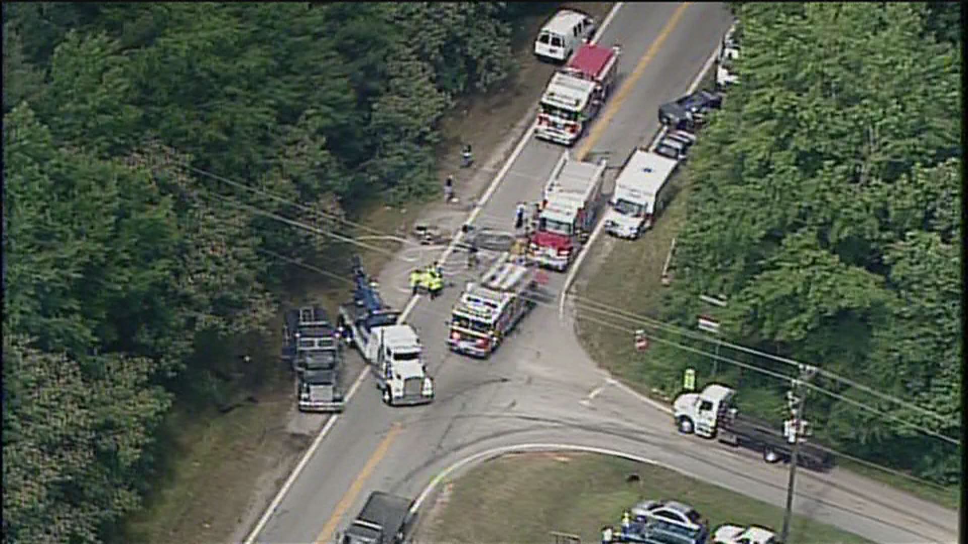 1 killed in head-on collision with dump truck | 11alive.com