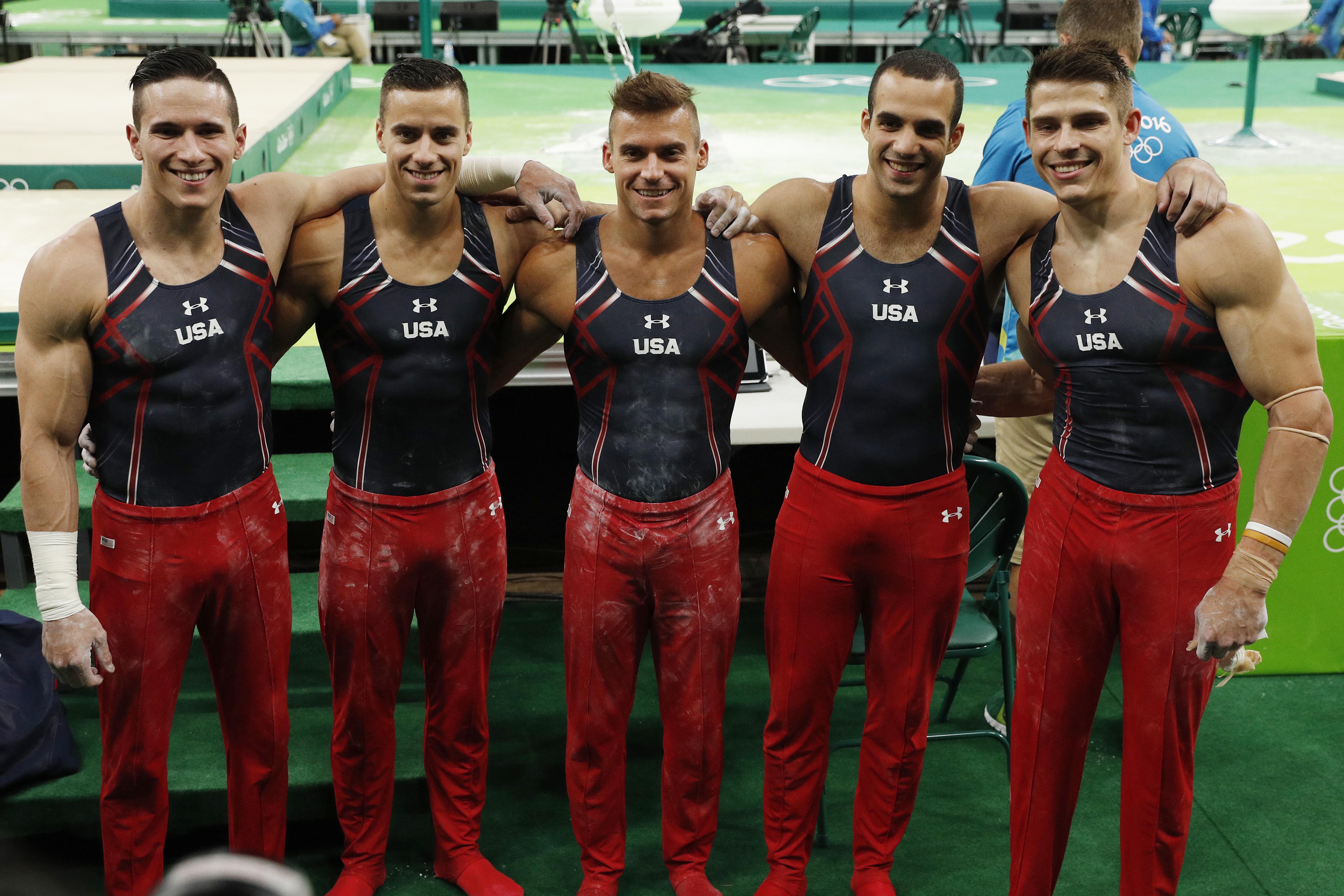Usa Men's Gymnastics Olympic Team 2016 Koplo Png