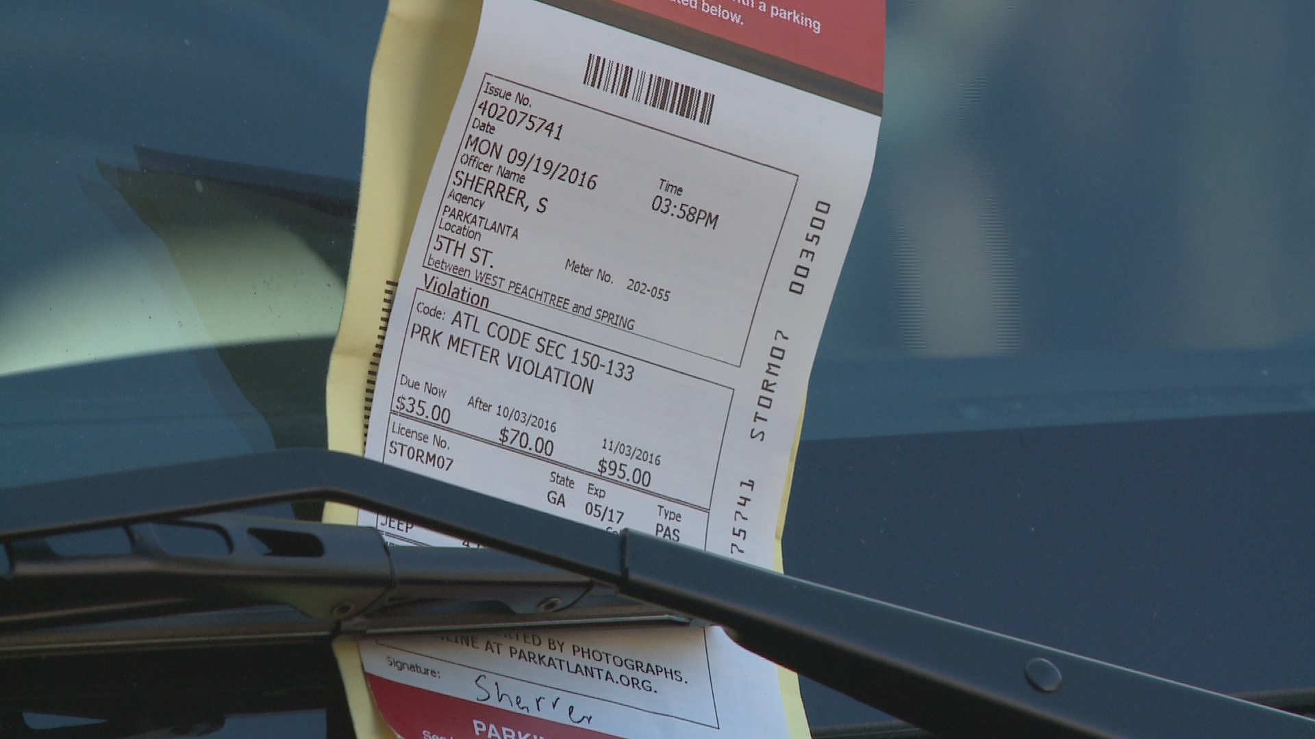 11alive.com | Did you get your parking ticket in one of the city's enforcement hot spots?