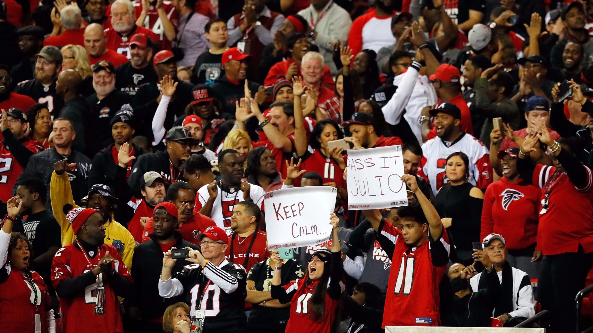 Radio host claims biggest Falcons fan title