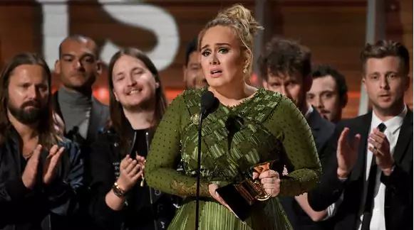 Watch Adele Praise Beyoncé While Accepting Album Of The Year For