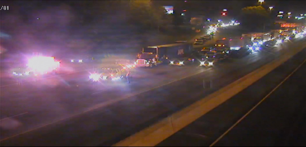Tractor trailer crash on I-75 NB; all lanes reopened | 11alive.com