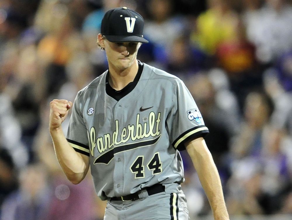 Vanderbilt RHP Kyle Wright selected by Atlanta Braves with 5th overall pick  - Anchor Of Gold