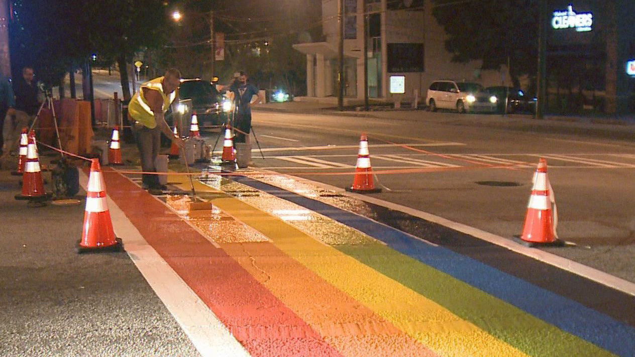City to install rainbow crosswalks at 10th and Piedmont yearround