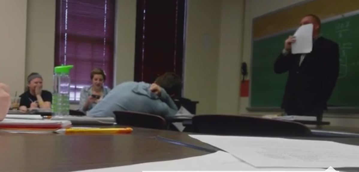 College student pulls ultimate prank on strict professor | 11alive.com